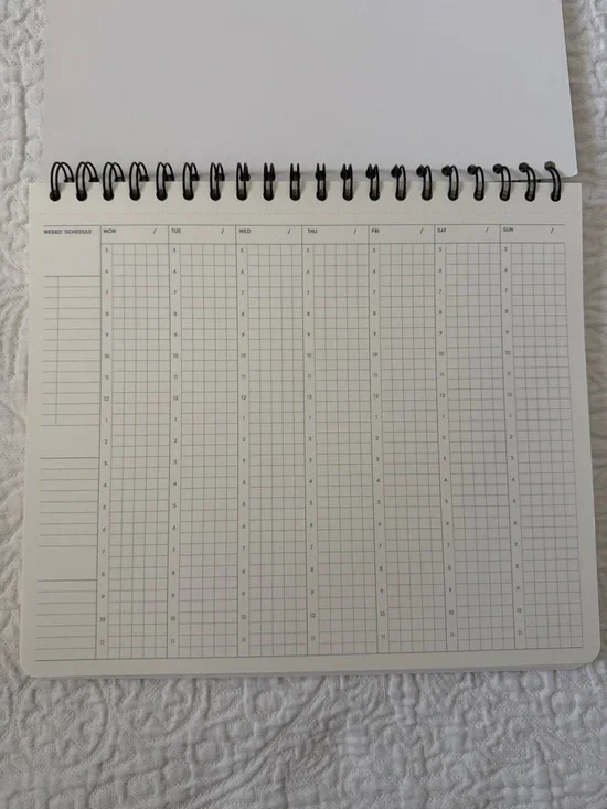 Cloth & Paper Time Block Notebook - Picture 3 of 5